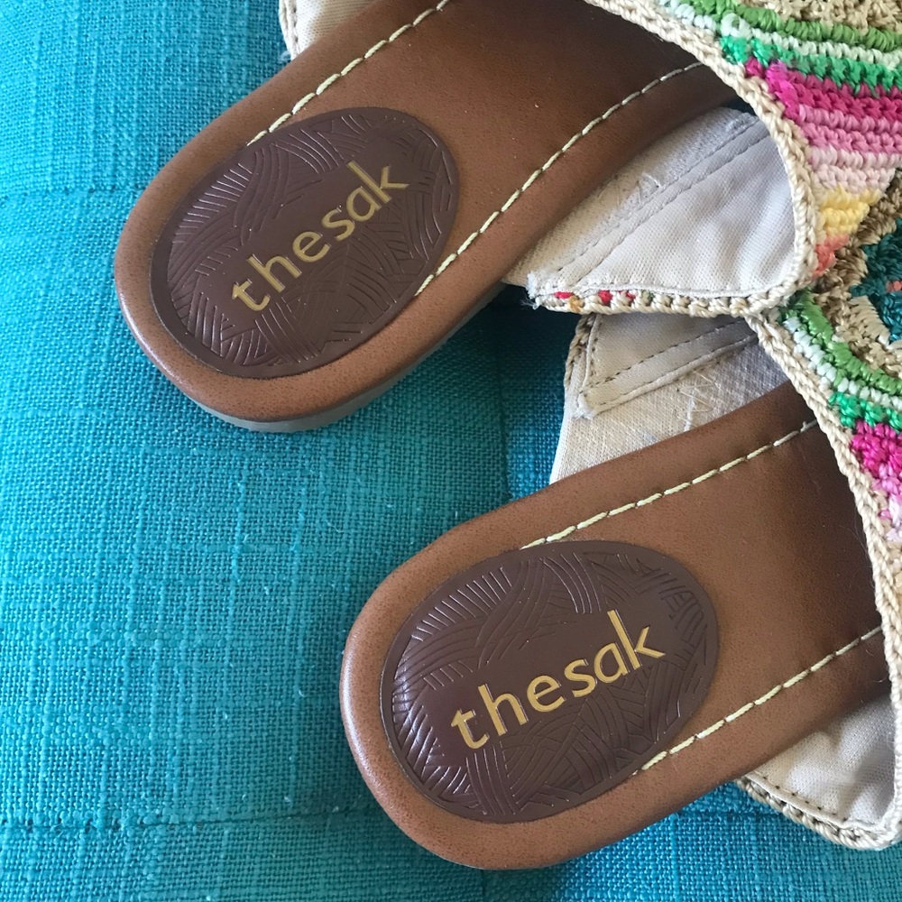 The Sak Crochet Shana Thong Sandals, Sz 9.5 - Picture 8 of 12